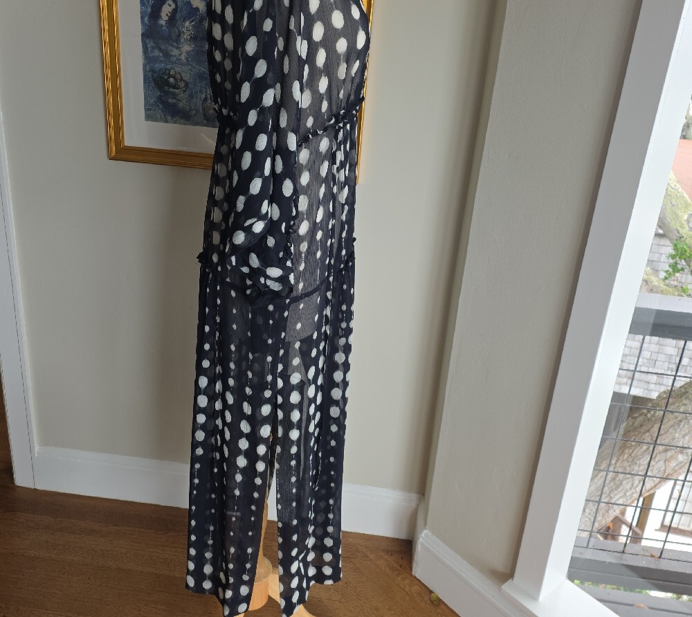 NWT Malia Mills Demi Caftan Urban Dot Noir - Picture 13 of 15